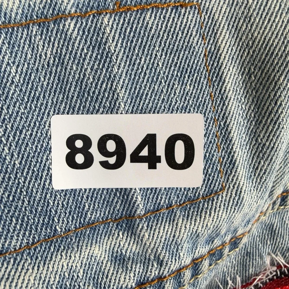 Levis Trucker Jacket Mens Small Blue Denim Standard 70507 Southwestern Deer